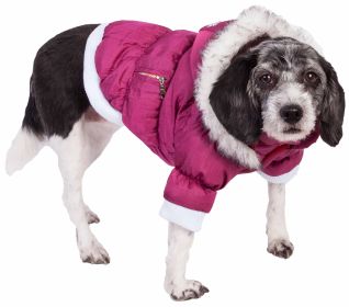 Metallic Fashion Pet Parka Coat (size: X-Large)