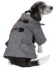 Military Static Rivited Fashion Collared Wool Pet Coat